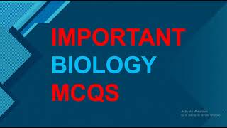 20 BIOLOGY IMPORTANT MCQS ||ETEA||MDCAT| NTS |STUDY MENTOR