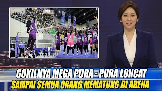 BIKIN Heboh Satu stadion Berdiri saking Kreatifnya😱Mega Loncat Tipu didepan Net Untuk Mencetak Point