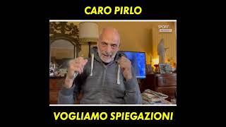 Paolo Brosio: "Caro Pirlo, vogliamo spiegazioni."