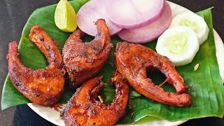 spicy fish fry recipe Kannada // ಸ್ಪೈಸಿ ಫಿಶ್ ಫ್ರೈ ರೆಸಿಪಿ ಕನ್ನಡ....