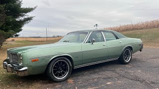 1978 Dodge Monaco 2.5 inch Custom Exhaust Cold Start