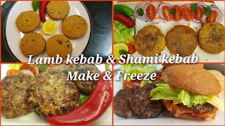 Shami Kebab recipe  & Mutton Kebab Recipes ❕ How to make &  Freeze Kebabs