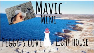 Peggy’s Cove light house & testing the New Mavic Mini from DJI