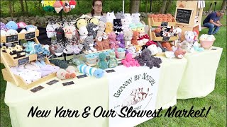 New Yarns and Our Slowest Crochet Market!