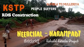 Hectic Road Trip | Road Construction Going On #kstp #rdsconstruction #nh66 # badroads