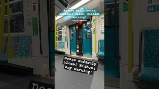 Sydney Metro doors suddenly close, without warning! #shorts #sydneymetro