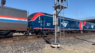 AMTK 306 & 307 ALC-42's trailing on Amtrak 6!!