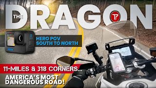 Tail Of The DRAGON Motorcycle POV - SOUTH to NORTH GoPro Hero 11