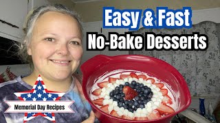 **NEW** No Bake Desserts For Memorial Day Cookouts || Refreshing, Easy, & Tasty!