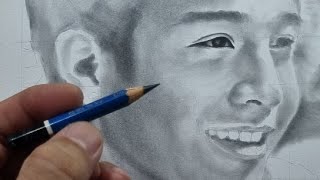 Pencil SHADING Tutorial! How to Draw Realistic Portraits- Real-Time Drawing