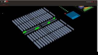 Warehouse simulation of inVia PickerWall