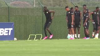 Mane and teammates get set for Gambia in AFCON in Group C