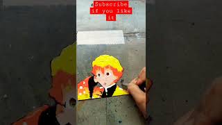 drawing zenetsu glass painting ✨✨⚡⚡🥶🥶 #viral #shortsvideo #artist #trending #yt #shorts #demonslayer