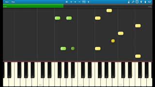 【Piano Tutorial】 Nintendo Channel Loading Screen - Synthesia