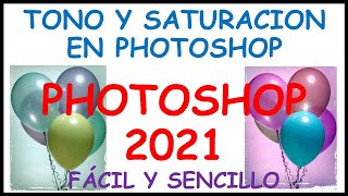 ✅💥🔥 Como utilizar el TONO y SATURACION de PHOTOSHOP | Como darle color a una FOTOGRAFIA OPACA o GRIS