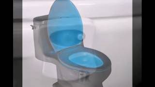 LED Light Sensor Toilet