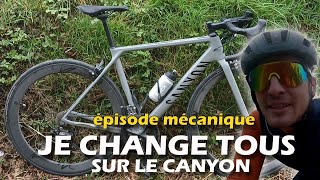 je change TOUT sur mon vélo // Mécanique