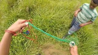 Pescando mojarras y sardinas con trasmallo