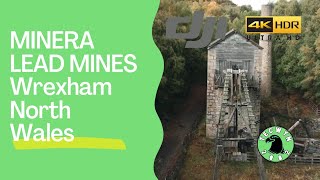 Minera Lead mine Dji Mini2 4K Litchi Drone footage Minera Country Park the beautiful Clywedog Valley