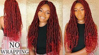 NEW TECHNIQUE FOR GODDESS LOCS! NO WRAPPING! LIGHTWEIGHT | EASY INDIVIDUAL CROCHET #JAZZNICOLEMETHOD