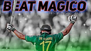 BEAT MAGICO BEATSYNC FT. AB DE VILLIERS⏯️❤️//AB DE VILLIERS WHATSAPP STATUS 🔥❤️// ABDIAN