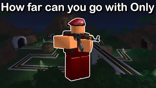 How far can you go with Only Mercenary? | Roblox Tower Battles