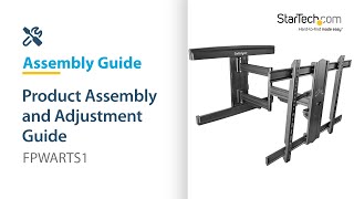 How to Assemble/Install – TV Mount (FPWARTS1) | StarTech.com