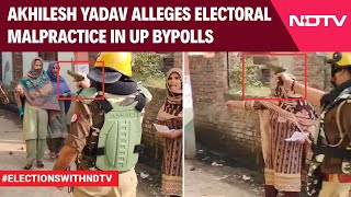 Uttar Pradesh Bypoll | "We Have Orders": Akhilesh Yadav Shares Clip Of UP Cop, Revolver In Hand