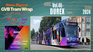 durex Tram Wrap 2024 - The Canal  Parade on 3 August - GVB Amsterdam Vol. 46