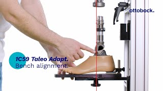 1C59 Taleo Adapt - Bench alignment | Ottobock Professionals