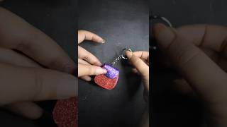 Mini Bag Keyring/ DIY Keychain- Keyring/ School Craft #shorts #diykeychains #keyrings #minibags #diy