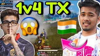 GodL on fire 🔥 GodLMac 1v4 TX 🥵 Jonathan Super Aggressive 🇮🇳