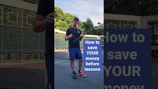 Top Tips: How to save YOUR money before you start #tennis #lessons #savemoney #tennistraining