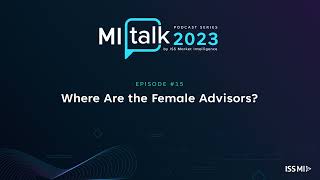 Where Are the Female Advisors?