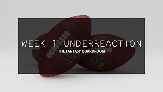 The Fantasy Boardroom S4, E4: Week 1 Underreaction