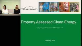 Property Assessed Clean Energy Question and Answer Session