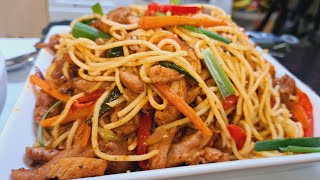 ፓሰታ በአትክልትና በዶሮ how to make spagetti ethiopian food