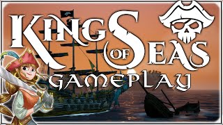 King of Seas Gameplay! Can We Be The BEST Pirate!?