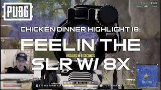 Feeling the 8x on SLR - Chicken Dinner Highlight 18 | PUBG Xbox