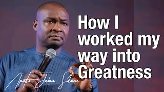 This is how I worked my way into Greatness | Apostle Joshua Selman | Power of preparation