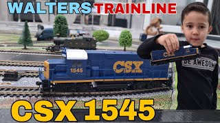 MAXIMUS AND HIS CSX 1545 WALTERS TRAINLINE