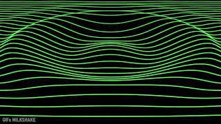 Green Waves Background • Loop HD Screensaver 🔇