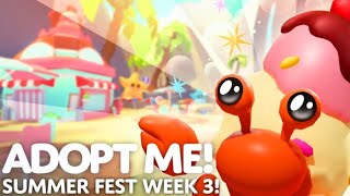 Checking out the new updates in Adopt Me summer fest!