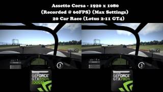 Assetto Corsa - GTX 650 TI Boost vs GTX 780 TI (20 Car Race)