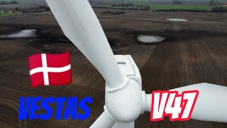 Windpark Bjørup (danmark) Vestas v47 Windkraftanlagen | Dji mini 2