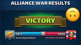 Seven Days Reborn 7DR vs Thai Coffee Cafe  - Jun 17 2024 Savaş ⚔️ Empires and Puzzles Alliance War