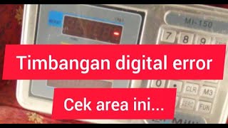 timbangan digital milli mi 150 error #tutorial