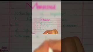 10 Lines Essay on Marriage #shorts#ytshorts #shortfeed