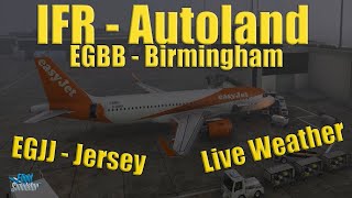 MSFS 2020 Jersey EGJJ to Birmingham EGBB