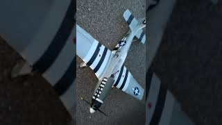 Eflite P-51 and Timber X cold flight